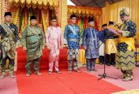 LAM yang dikukuhkan oleh Bupati Karimun, Aunur Rafiq yakni Kecamatan Kundur, Kundur Utara, Kundur Barat, Belat dan Ungar | Foto: Parulian