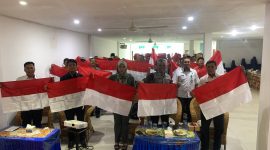 Kesbangpol Lingga Akan Sebarkan Tiga Ribu Bendera Merah-putih (Foto : Wandi)