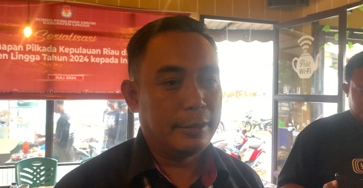 Ketua KPU Lingga Ardhi Aulia (Foto : Wandi)