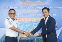 Bandara RHA Karimun resmi kerjsama dengan Bank BRI di bidang pelayanan dan pengembangan | Foto: Bustomi