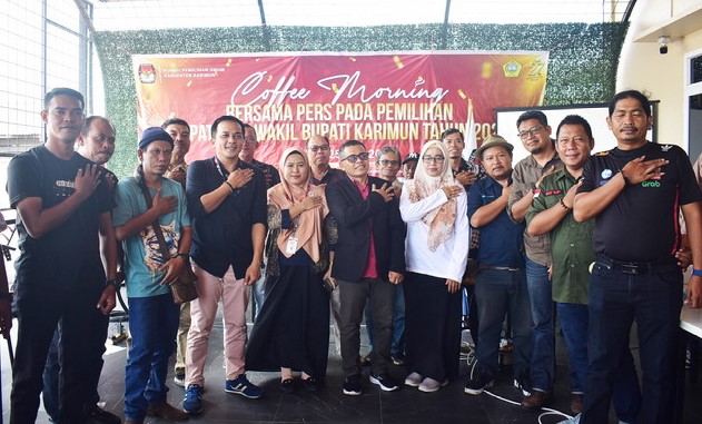 KPU Karimun silaturahmi dengan Pers bahas Pilkada 2024 | Foto: Turnip