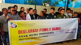 Anak Muda Indonesia Kepulauan Riau deklarasi Pilkada Damai 2024 | Foto: Dian