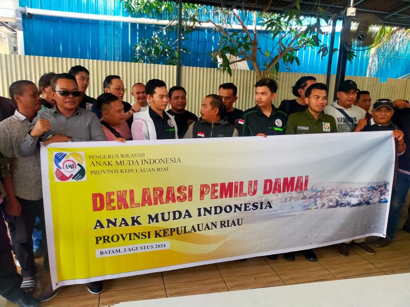 Anak Muda Indonesia Kepulauan Riau deklarasi Pilkada Damai 2024 | Foto: Dian