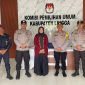 Pastikan keamanan jelang Pilkada 2024, Wakapolres Lingga tinjau gudang logistik KPU | Foto: Wandy