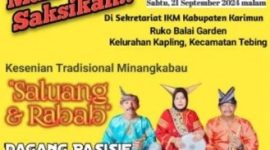 Ikatan Keluarga Minang Karimun gelar hiburan Saluang dan Rabab | Foto: Flyer IKM Karimun
