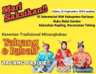 Ikatan Keluarga Minang Karimun gelar hiburan Saluang dan Rabab | Foto: Flyer IKM Karimun
