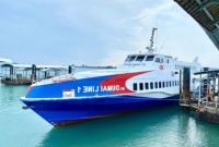 Kapal Dumai Line saat sandar di Pelabuhan Domestik Tanjungbalai Karimun | Foto: Nichita