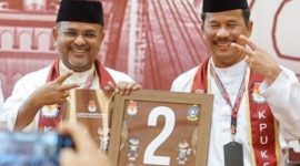 Muhammad Rudi dan Aunur Rafiq mendapatkan nomor urut 2 dalam Kontestasi Pilkada Kepri 2024 | Foto: Andri