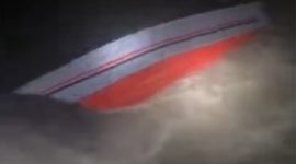 Kondisi Boat Fiber yang tenggelam akibat diterjang badai di sekitar Perairan Batam | Foto: Nichita