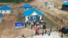 Lokasi penyerahan rumah baru warga Rempang Eco City di Tanjung Banun Batam | Foto: Dian