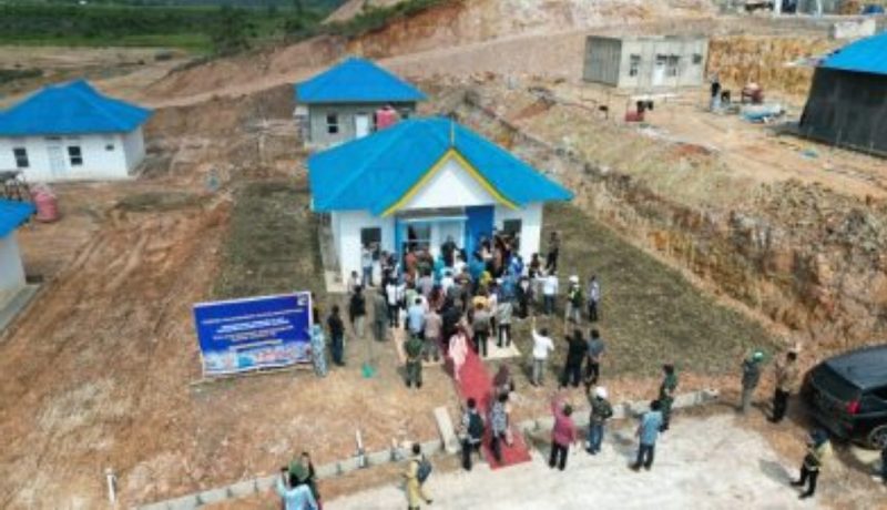 Lokasi penyerahan rumah baru warga Rempang Eco City di Tanjung Banun Batam | Foto: Dian