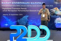 Wakil Bupati Karimun, Anwar Hasyim saat menghadiri Rakor P2DD di Jakarta pada, Selasa (24/9/2024) malam | Foto: Nichita