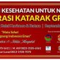 Flyer kegiatan bakti kesehatan untuk negeri, operasi katarak gratis di Kabupaten Karimun, Kepulauan Riau | Foto: Screnshoot Flyer