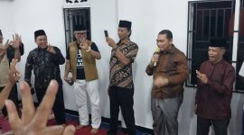 Pasangan Calon Bupati dan Wakil Bupati Karimun nomor urut 3, Bakti Lubis-Raja Bakhtiar mengunjungi Sekretariat PKKS Karimun | Foto: Nichita