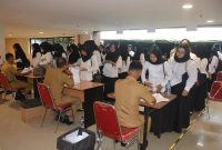Dokumentasi pelaksanaan Tes CPNS di Kabupaten Karimun beberapa waktu lalu | Foto: Nichita