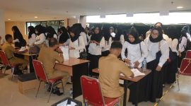 Dokumentasi pelaksanaan Tes CPNS di Kabupaten Karimun beberapa waktu lalu | Foto: Nichita