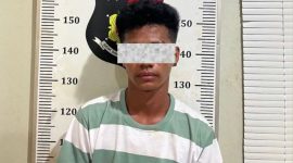JM, Pelaku penganiayaan warga di Batu Aji Batam ditahan Polisi | Foto: Humas Polresta Barelang