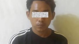 KR, pelaku pencurian sepeda motor diamankan di Polsek Batam Kota | Foto: Humas Polresta Barelang