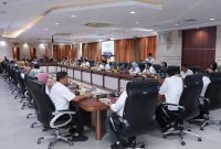 Pemko Batam gelar rapat koordinasi, bahas penanganan bencana banjir yang terjadi beberapa waktu lalu | Foto: Dian