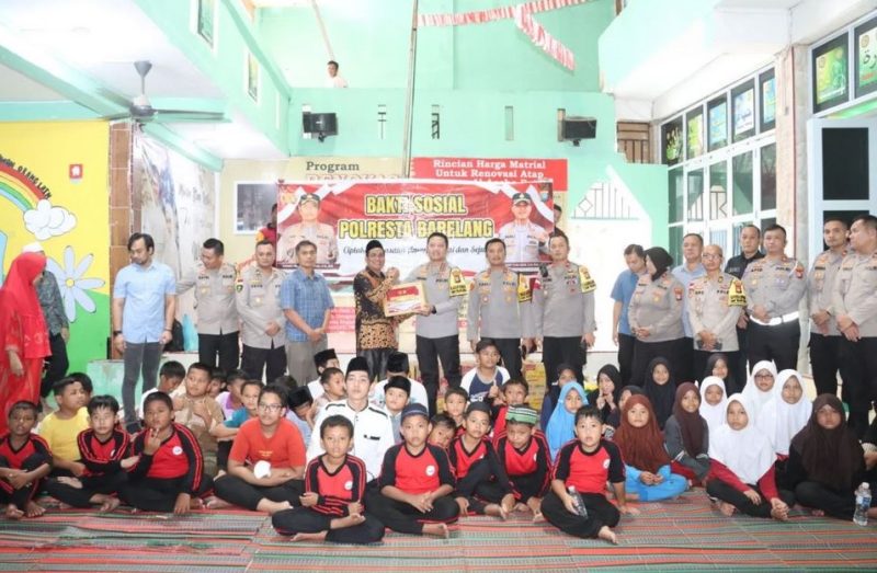 Selain memberikan bantuan, kunjungan Polresta Barelang ke panti asuhan untuk menjaga situasi kamtibmas di Kota Batam | Foto: Humas Polresta Barelang