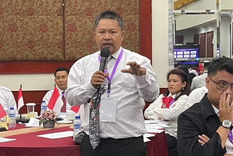 Jurnalis KMG, Ronal Febrianto saat mengikuti kegiatan Pemantapan Nilai-nilai Kebangsaan Multikultural Lemhannas RI Tahun 2024 di Jakarta | Foto: Nichita