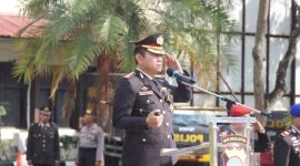 Kapolresta Barelang, Kombes Pol H. Ompusunggu saat memimpin upacara peringatan Hari Sumpah Pemuda ke-96 tahun 2024 | Foto: Dian