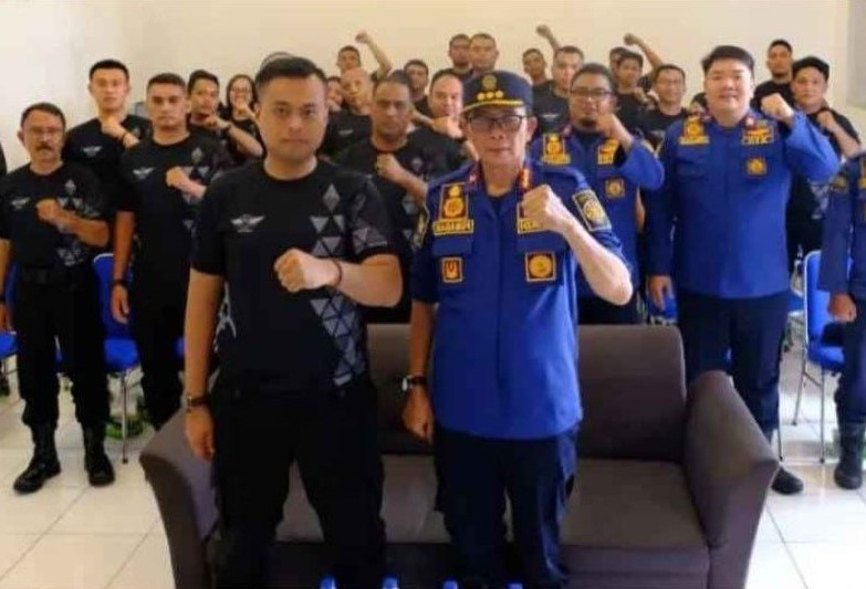 Simulasi Penanganan Kebakaran Rutan dilaksanakan bersama DPKP Kota Tanjungpinang | Foto: Andri