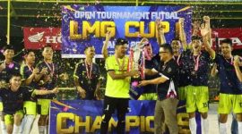 Tim Al-Ikhwah FC berhasil keluar sebagai juara 1 LMG CUP I 2024, setelah mengalahkan Tim Beijing FC di laga adu penalti dengan skor 5-3 | Foto: Wandy
