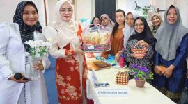 Suasana bazar ekonomi yang digelar Dharma Wanita Persatuan Unit Diskominfo Kota Tanjungpinang pada, Jumat (11/10/2024) | Foto: Andri