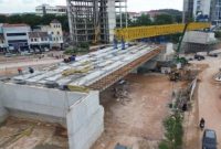 Progres pengerjaan Jembatan Layang Sei Ladi Batam sudah mencapai 70 persen | Foto: Humas BP Batam