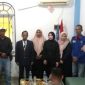 Kepala Dinas Tenaga Kerja dan Perindustrian Kabupaten Karimun, Ruffindy Alamsjah mengukuhkan kepengurusan SPSI Karimun | Foto: Nichita