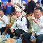 Kaesang Pangarep (tengah) didampingi Pasangan Calon Gubernur dan Wakil Gubernur Kepri 2024, H. Muhammad Rudi-Aunur Rafiq | Foto: Nichita