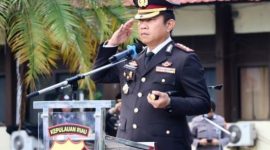 Kapolresta Barelang, Kombes Pol Heribertus Ompusunggu memimpin Upacara Peringatan Hari Kesaktian Pancasila 2024 | Foto: Dian