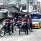 Selain kendaraan roda empat, Personel Polres Karimun juga melakukan patroli dengan menggunakan sepeda motor | Foto: Nichita
