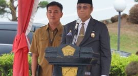 Plt Bupati Karimun, Anwar Hasyim memimpin Upacara Hari Kesaktian Pancasila ke-59 | Foto: Nichita