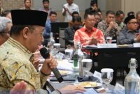 Plt Bupati Karimun, Anwar Hasyim saat Rakor dengan Kementerian ATR/BPN di Jakarta | Foto: Diskominfo Karimun
