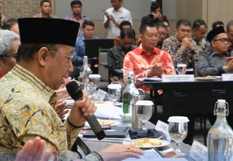 Plt Bupati Karimun, Anwar Hasyim saat Rakor dengan Kementerian ATR/BPN di Jakarta | Foto: Diskominfo Karimun