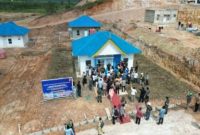 Warga terdampak proyek Rempang Eco City saat menempati rumah baru di Tanjung Banun | Foto: Dian