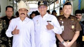 Kunjungan Wakajati Kepri disambut Plt Bupati Karimun, Anwar Hasyim di Pelabuhan Domestik Tanjungbalai Karimun | Foto: Nichita