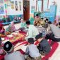 Desa Tanjung Harapan Bagikan 30 Paket Makanan Tambahan Diberikan Ke Anak Paud (Foto : Zonamu/Dony)