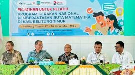 Program Gerakan Nasional Pemberantasan Buta Matematika diinisiasi oleh PT Timah Tbk | Foto: Humas PT Timah Tbk