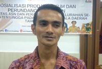 Komisioner Bawaslu Lingga Ijuanda (Foto : Zonamu/Wandi)