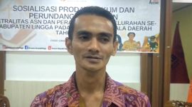 Komisioner Bawaslu Lingga Ijuanda (Foto : Zonamu/Wandi)