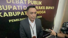Ketua KPU Lingga Ardhi Aulia (Foto : Zonamu/Wandi)
