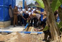 Pergantian Pipa Induk Di PDAM Tirta Lingga Rampung (Foto : Zonamu/Ghafar)
