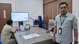 Ketua KPU Lingga Ardhi Aulia (Foto : Zonamu/Ardhi)