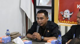 Ketua KPU Lingga Ardhi Aulia (Foto : Zonamu/Ardhi)