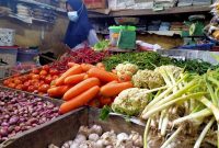 Potret Pasar tradisional di Dabo Singkep (Foto : Zonamu/Wandi)
