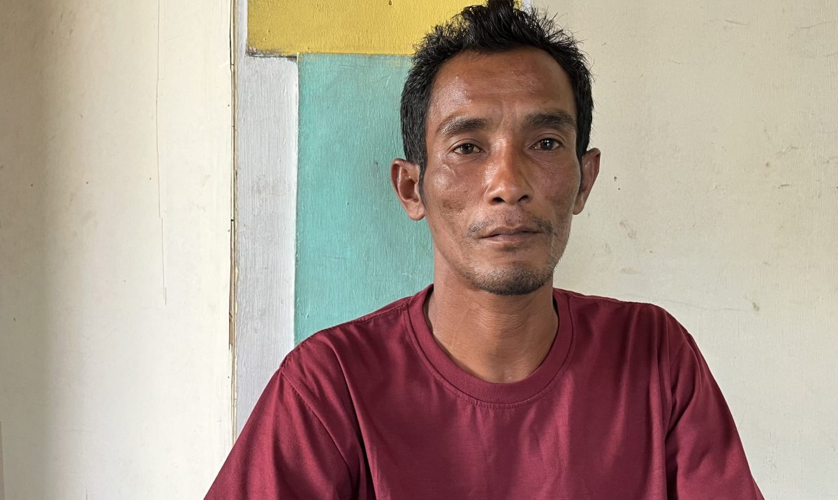 Tokoh Pemuda Kelurahan Berlian Fauzi (Foto : Zonamu/Wandi)