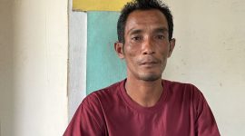 Tokoh Pemuda Kelurahan Berlian Fauzi (Foto : Zonamu/Wandi)